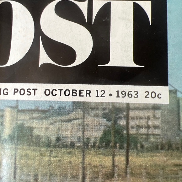 Saturday Evening Post Magazine October 12,1963, Nixon, Vintage - Picture 6 of 11